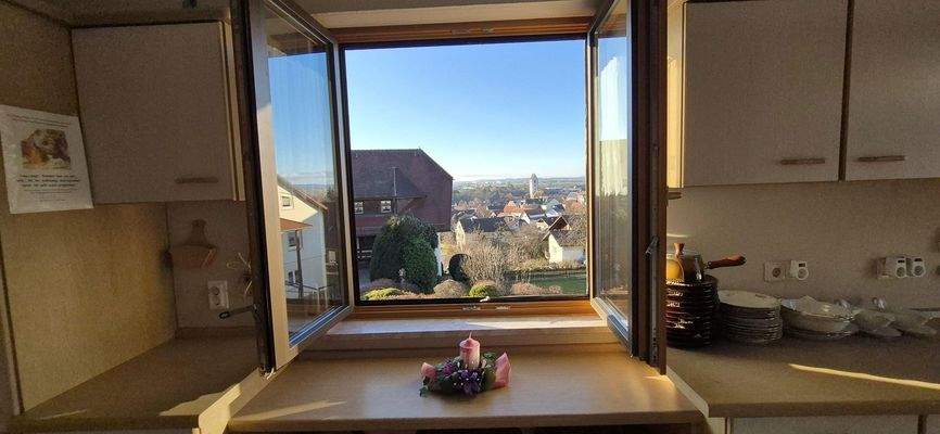 Blick aus der Küche