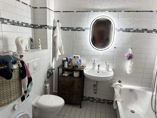 Wannenbad einer Wohnung