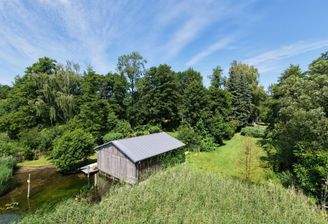 Luftaufnahme Bootshaus