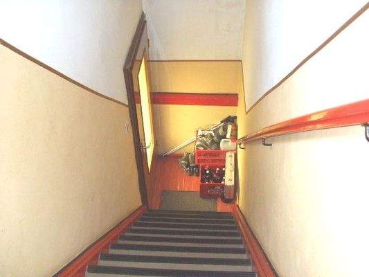 Treppenaufgang zur Wohnung