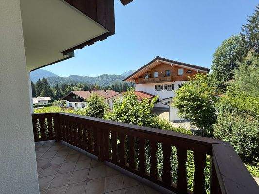 Westbalkon mit Zugang vom Schlafzimmer