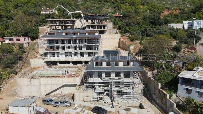 Sea View Properties Intertwined with Nature in Alanya