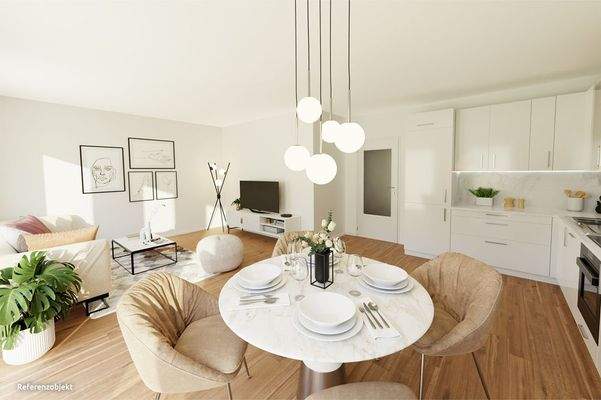 Beispiel Wohnzimmer Referenzobjekt