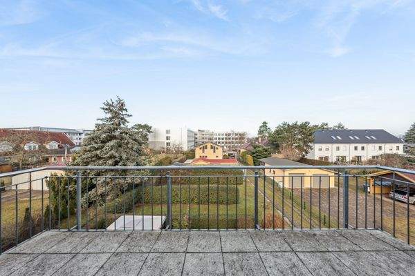 Blick vom Westbalkon