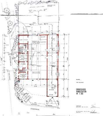 Erdgeschoss Kanalisation