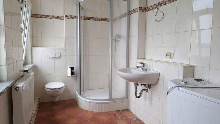 Blick ins Tageslichtbad