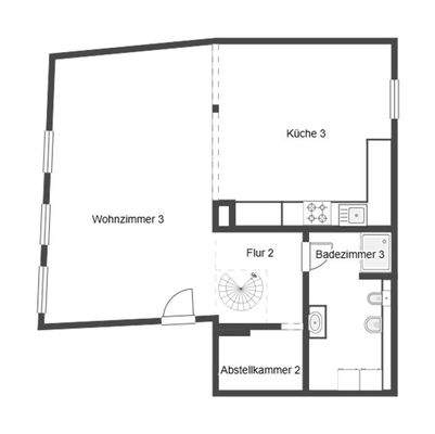 Grundriss Skizze 2.OG