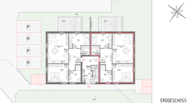 Grundriss Wohnung 2