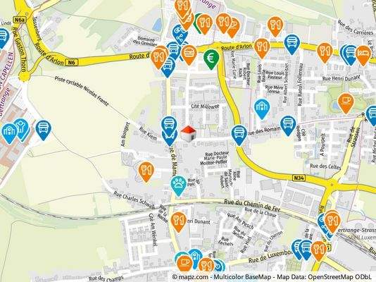 Geolyzer Kartenausschnitt