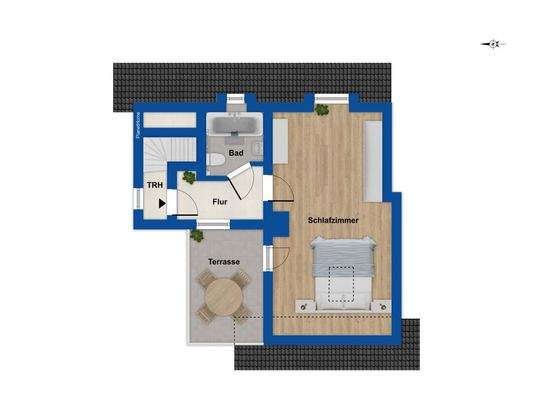 Grundriss Dachgeschoss