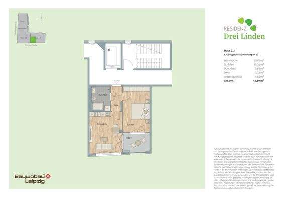 Einzelgrundriss WE 53
