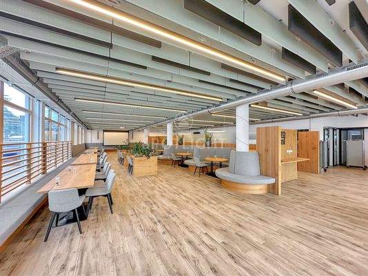 Moderne große Kantine