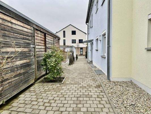 Sehr gepfleger Eingangsbereich