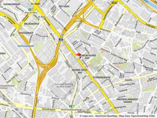 Geolyzer Kartenausschnitt