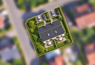 Hausprojektierung Doppelhaus