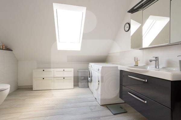 Badezimmer in der Einliegerwohnung