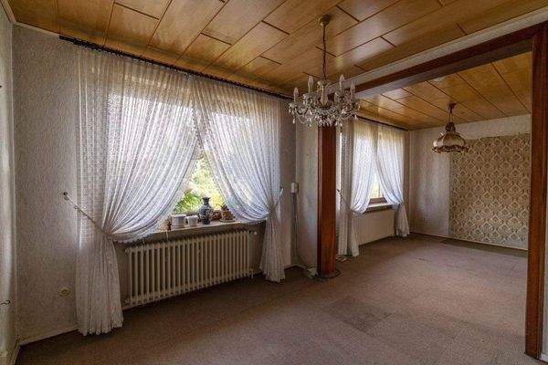 Erdgeschoss - Das Wohnzimmer mit angrenzendem Essz