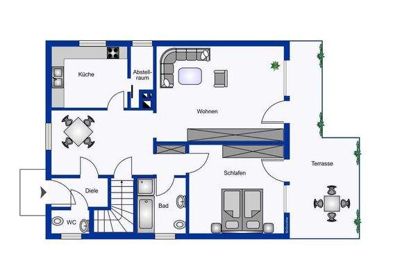 Grundriss Erdgeschoss