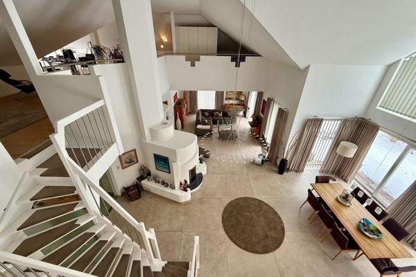 Treppe zum Dachgeschoss