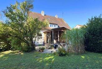 Blick zum Haus, Gartenseite