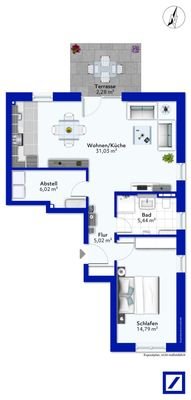 Exposeplan-Erdgeschoss rechts