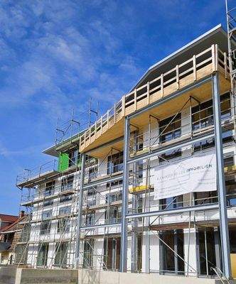 Neubauprojekt Grüne Mitte - Fassade Süden