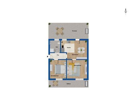 Grundriss Wohnung Mäander