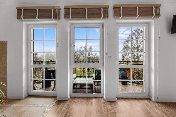 Balkonblick aus Schlafzimmer