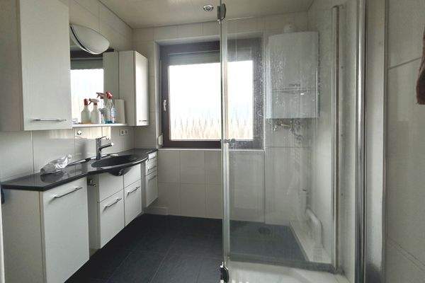 modernes TL-Bad mit Dusche