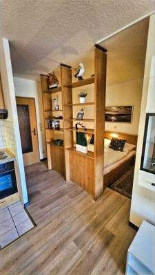 Schlafbereich offen zum Wohnz.