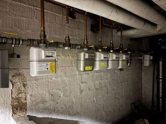 Gaszähler im Keller