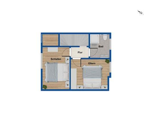 Grundriss Obergeschoss