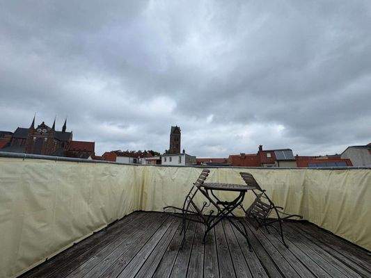 Terrasse mit neuem Sichtschutz