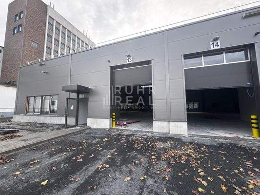 Außenansicht Hallen