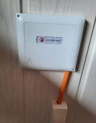 Anschlussbox Glasfaserkabel