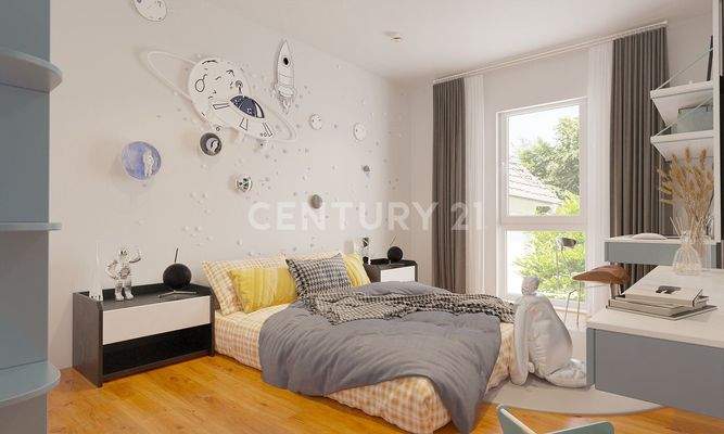 Obergeschoss Kind Einrichtungsbeispiel