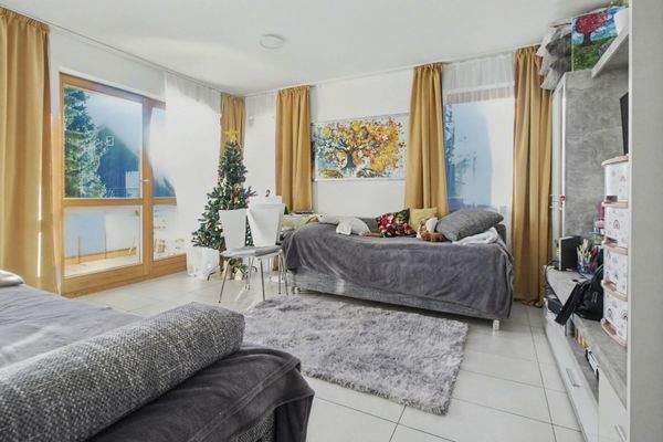 Schlaf- Wohnzimmer Ansicht 2