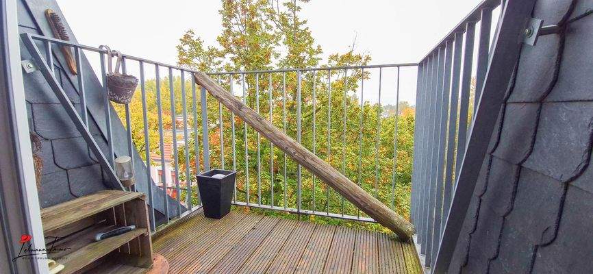 Balkonaussicht-Schlafzimmer