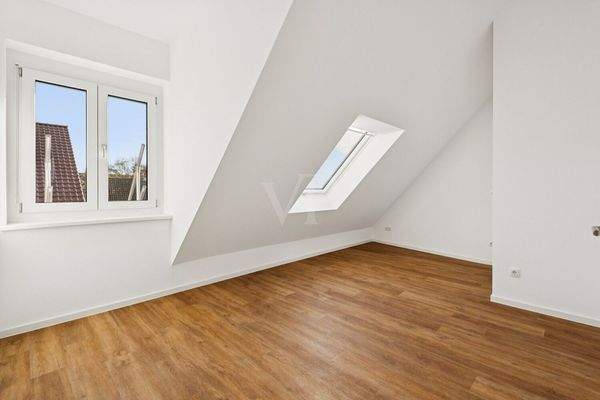 Schlafzimmer im Dachspitz