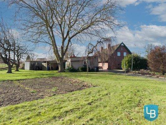 Blick aus dem Garten 