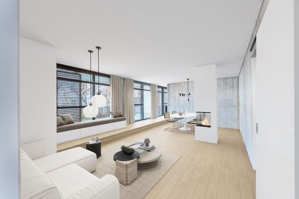 Wohnzimmer Virtual Staging 