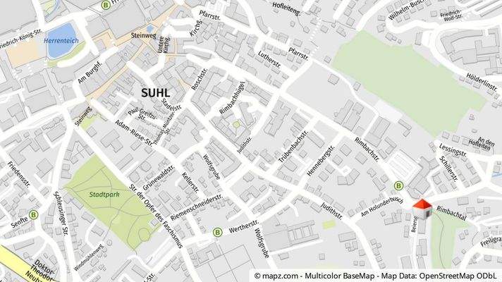 Geolyzer Kartenausschnitt