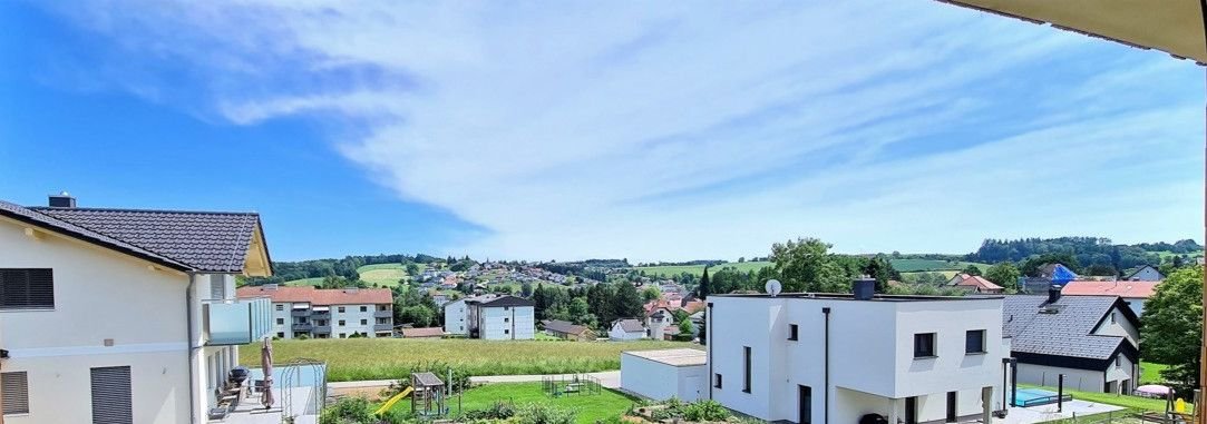 Ausblick vom Balkon
