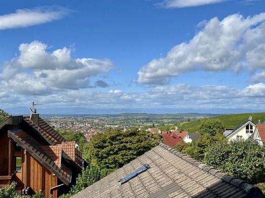 Faszinierende Weitsicht auf die Rheinebene und die