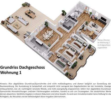 Grundriss Obergeschoss Wohnung 1