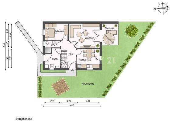 Grundriss EG (beispielhaft)