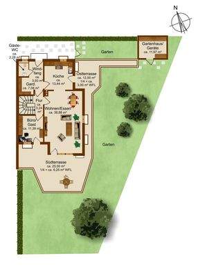 Grundriss Erdgeschoss