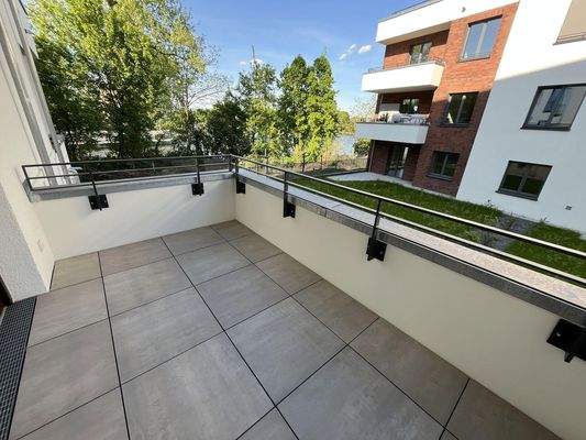 Großzügiger Balkon