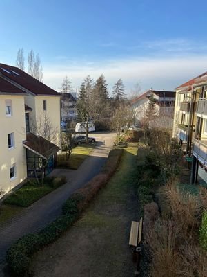 Ausblick vom Balkon