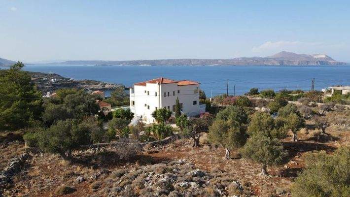 Kreta, Kokkino Chorio: Grundstück in fantastischer Lage zum Verkauf in Kokkino Chorio mit Baugenehmigung